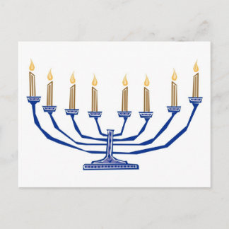 Carte Postale Menorah traditionnelle