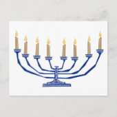 Carte Postale Menorah traditionnelle (Devant)