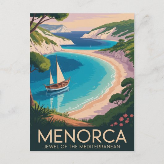 Carte Postale Menorca Espagne (Devant)