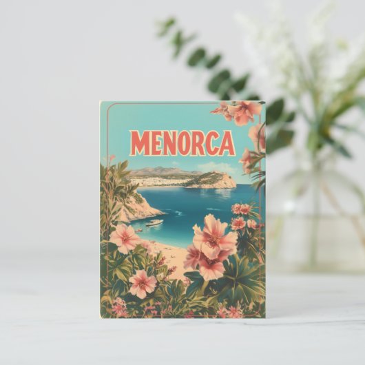 Carte Postale Menorca Vintage (Debout devant)
