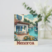 Carte Postale Menorca vintage (Debout devant)