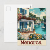 Carte Postale Menorca vintage (Devant / Derrière)