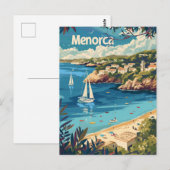 Carte Postale Menorca Vintage (Devant / Derrière)