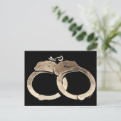 Carte postale menottes (Debout devant)