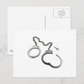 Carte Postale Menottes (Devant / Derrière)