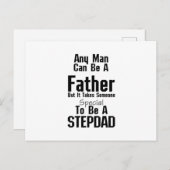 Carte Postale Mens Stepdad Dads Cadeaux Stepdad Grand-père (Devant / Derrière)