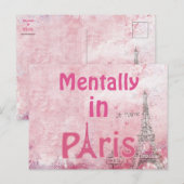 Carte postale mentale de Paris (Devant / Derrière)