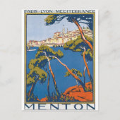 Carte Postale Menton (Devant)