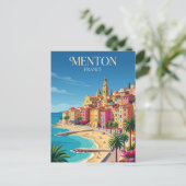 Carte Postale Menton France (Debout devant)