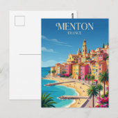 Carte Postale Menton France (Devant / Derrière)