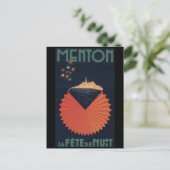 Carte postale Menton Sa Fete de Nuit Côte d'Azur (Debout devant)