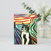 Carte postale Meow (Debout devant)