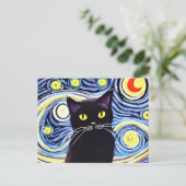 Carte postale Meow (Debout devant)