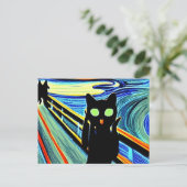 Carte postale Meow (Debout devant)