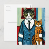 Carte postale Meow (Devant / Derrière)