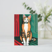 Carte postale Meow (Debout devant)