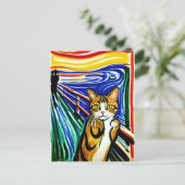 Carte postale Meow (Debout devant)