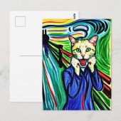 Carte postale Meow (Devant / Derrière)