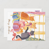 Carte Postale Meow Christmas (Devant / Derrière)