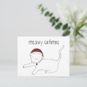 Carte postale Meowy Catmas (Debout devant)