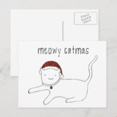 Carte postale Meowy Catmas (Devant / Derrière)