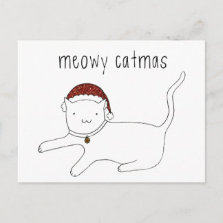 Carte postale Meowy Catmas