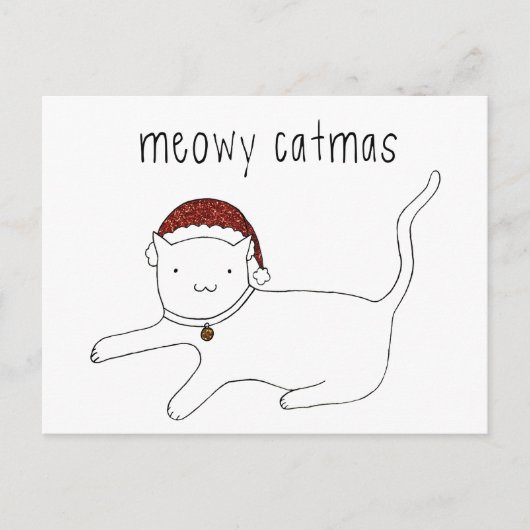 Carte postale Meowy Catmas (Devant)