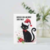 Carte Postale Meowy Christmas ! (Debout devant)