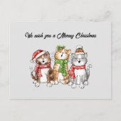 Carte postale Meowy Christmas (Devant)