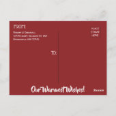 Carte Postale Meowy Christmas Ajouter Vacances photo (Dos)