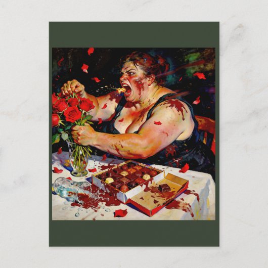Carte Postale Mépris pour les roses rouges – Un portrait de la c (Devant)