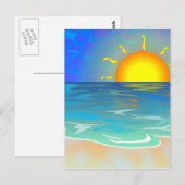 Carte Postale Mer (Devant / Derrière)