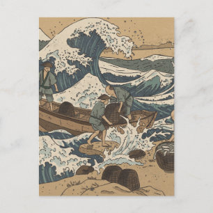 Carte Postale Mer agitée