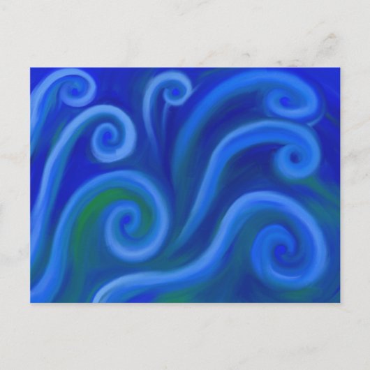 Carte Postale Mer agitée (Devant)