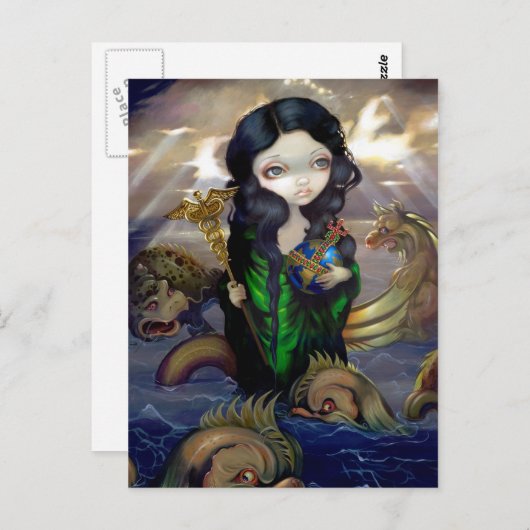 Carte postale "Mer Alchimique" (Devant / Derrière)