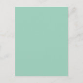 Carte Postale Mer clair Vert Mode Couleur Tendance Mer Mousse (Devant)