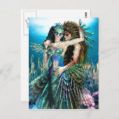 Carte postale Mer d'amour et de beauté (Devant / Derrière)