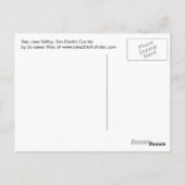 Carte Postale Mer de Chard rouge biologique (Dos)