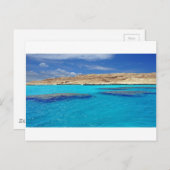 Carte Postale mer de corail (Devant / Derrière)