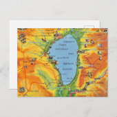 Carte postale Mer de Galilée (Devant / Derrière)