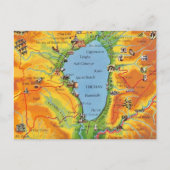 Carte postale Mer de Galilée (Devant)