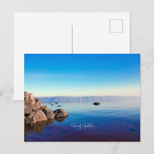 Carte Postale Mer de Galilée (Devant / Derrière)