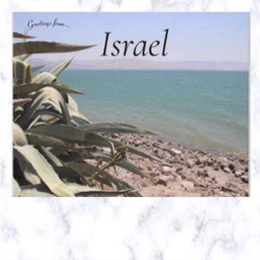 Carte Postale Mer de Galilée Capernaüm Israël
