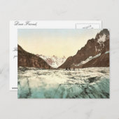 Carte Postale Mer de Glace, Mont Blanc, Vallée de Chamonix, Fran (Devant / Derrière)