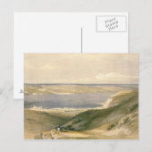 Carte Postale Mer de la Galilée ou du Genezareth, regardant vers (Devant / Derrière)