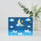 Carte Postale Mer de nuit (Debout devant)