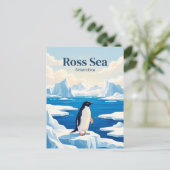 Carte Postale Mer de Ross Antarctique (Debout devant)