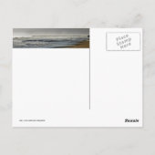 Carte Postale Mer de tempête, Quai éloigné (Dos)