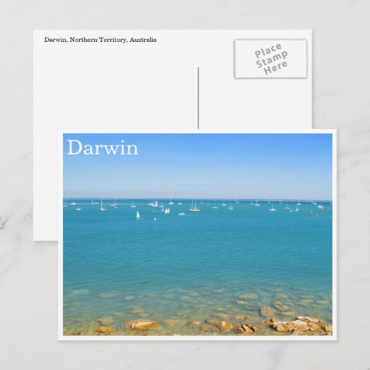 Carte Postale mer de timor (Devant / Derrière)