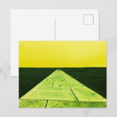 Carte Postale Mer d'hiver (Devant / Derrière)